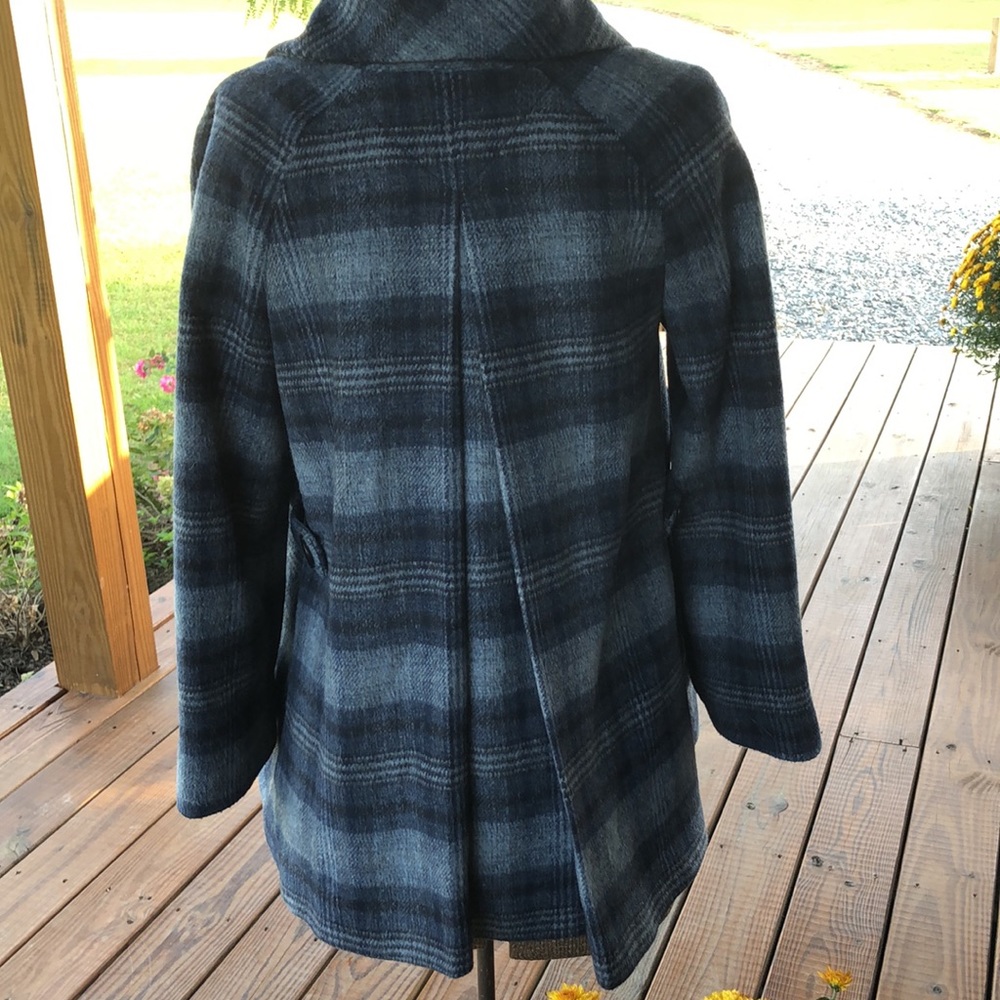 Blue Plaid Swing Jacket-Small - Picture 2 of 11